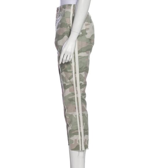 MOTHER the shaker chop crop Camo fray Pants - Picture 4 of 10
